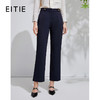 故障 EITIE爱特爱春季新款通勤干练百搭显瘦纯色中腰直筒裤长裤女6105803 商品缩略图0