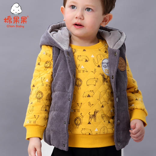 棉果果秋冬季男童马夹M412171819686 商品图0