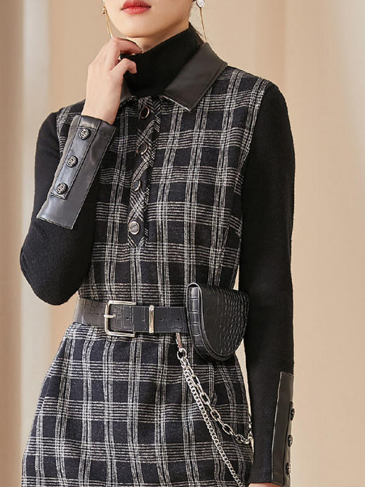 剩均码 米思阳 时髦蛇皮纹腰带包 商品图2