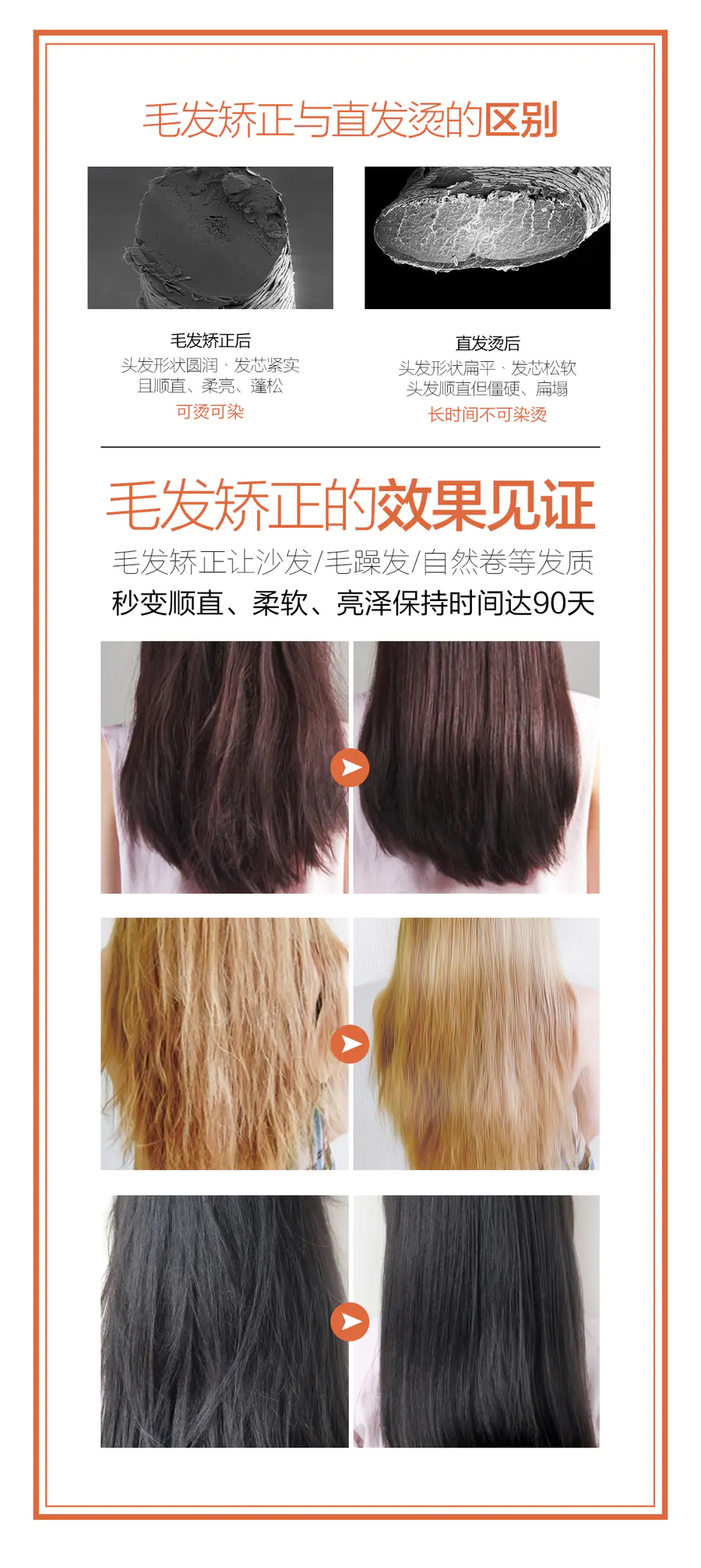 Ie点缩毛矫正一套500ml 2