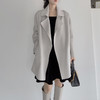 短款气质收腰黑色方领丝绒连衣裙 商品缩略图5