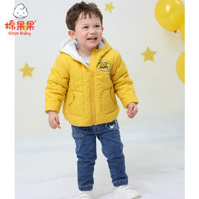 棉果果秋冬季男童女童绗棉外套 内里水晶绒M412101819688