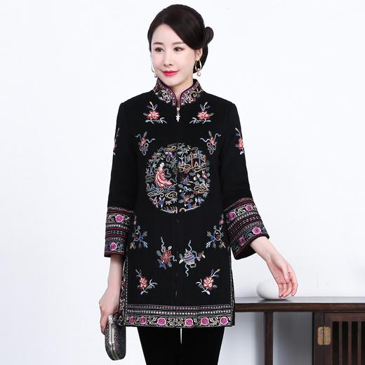 CM  8822毛呢韩版加棉加厚大码毛呢大衣外套 商品图0