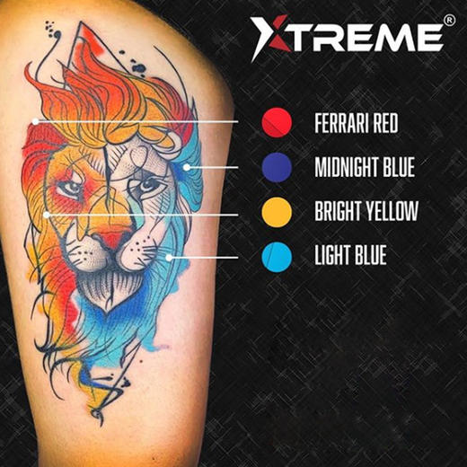 硬核极限彩色色料 冷色系列 专业纹身专业纹身色料 商品图3