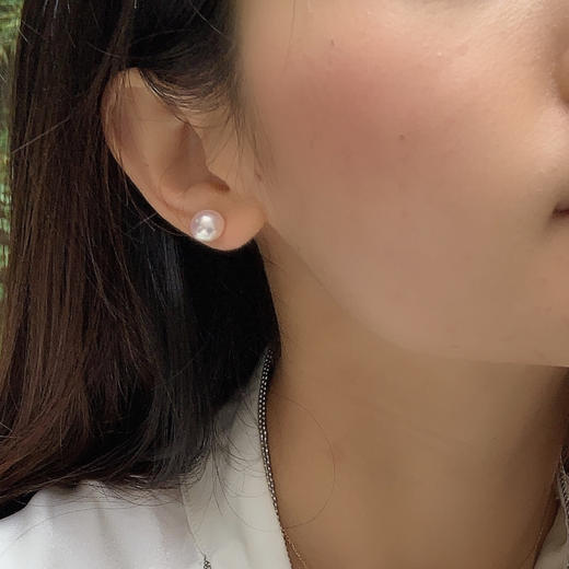 【闭眼入】8.5毫米上品Akoya珍珠耳钉 商品图3