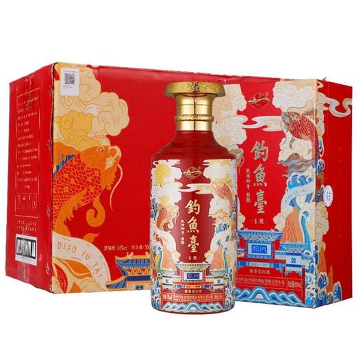【推荐】钓鱼台 玺鲤红酱 酱香型 53度 500ml*6【整箱装】 商品图0
