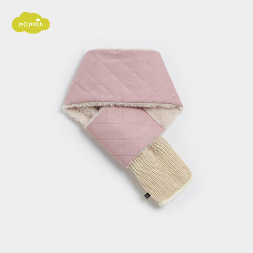 moimoln小云朵儿童男女宝宝围巾拼接设计秋冬新款保暖舒适围脖潮LOW1AZMF08 商品图2