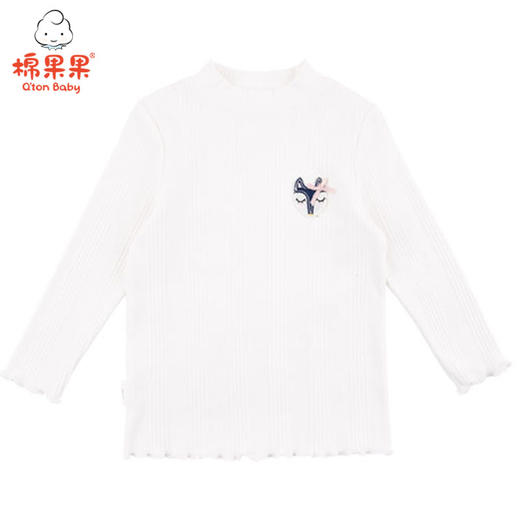 棉果果秋冬季女童套头T恤M422140219707 商品图0