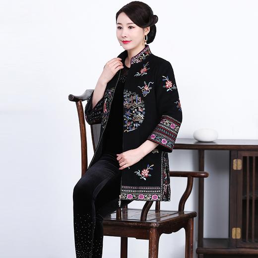 CM  8822毛呢韩版加棉加厚大码毛呢大衣外套 商品图2