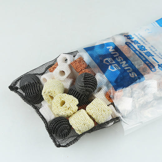 森森鱼缸滤材陶瓷环细菌屋麦饭石玻璃环水族箱过滤器鱼池过滤材料 商品图4