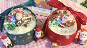 圣诞季【圣诞酸奶慕斯水晶球】|草莓酸奶慕斯蛋糕，满百起送。点亮你的童话梦