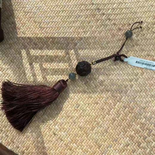 小叶紫檀莲花钥匙扣 商品图0