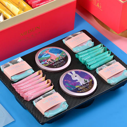 香港美诚礼尊享·如意西饼礼盒921g装春节礼品多口味曲奇饼干尊享如意年货伴手礼 商品图2