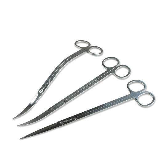 森森不锈钢水草理工具镊子剪刀剪子夹子平沙铲刮藻刀直剪弯剪直镊弯镊 商品图0