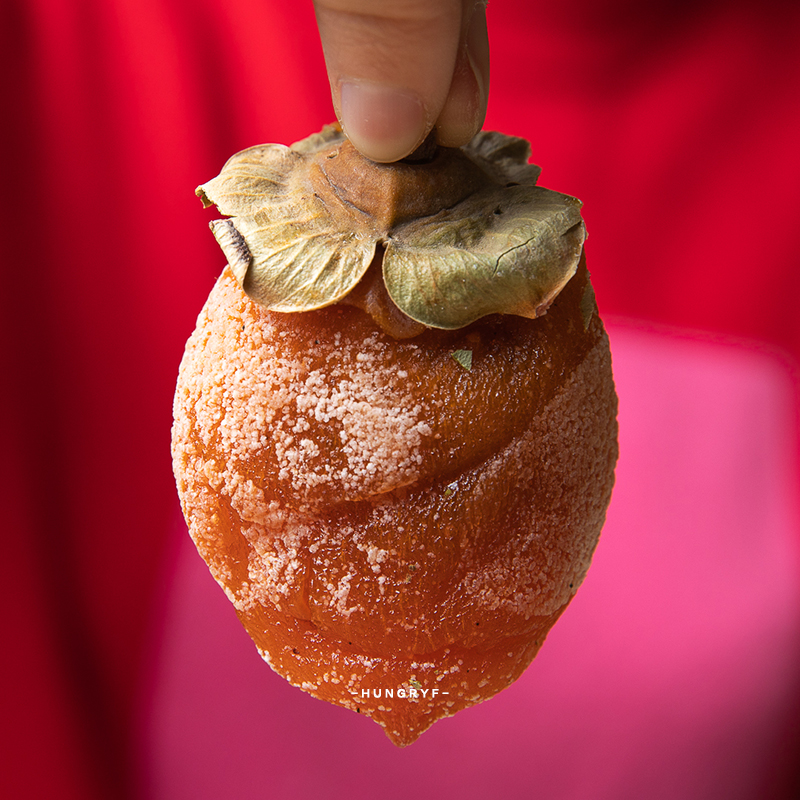 2025年新货 饥饿F姐·富平流心柿饼（520g/盒 果肉Q弹 溏心剔透 像果冻一样（新旧内包装随机发）