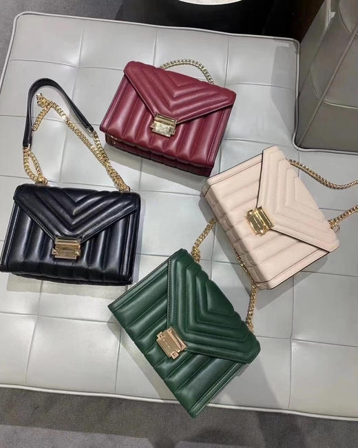 美现清仓！顾佳同款！MK专柜款大号Whitney羊皮 商品图0