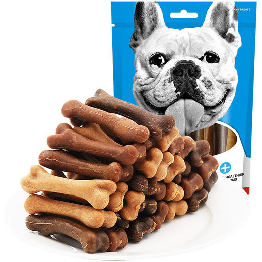 亚禾狗狗磨牙棒(混合味270g*袋 约7cm*30根装）宠物狗中小型犬耐咬洁齿骨零食 商品图0