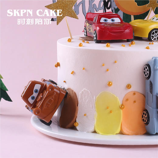 赛车总动员儿童生日蛋糕（四个麦昆 | 时刻陪你 商品图4