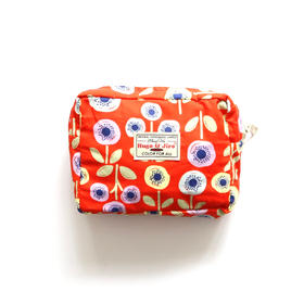 HUJI祤集Motley收纳包插画小可爱花花