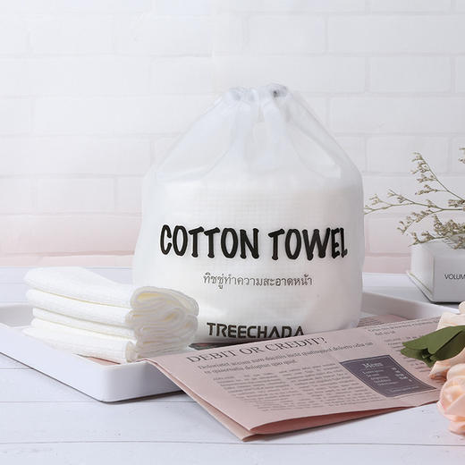 【泰国】进口TREECHADA洗脸巾无菌擦脸巾专用卸妆棉柔 商品图0
