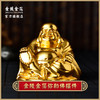 金陵金箔 弥勒佛汽车摆件车内创意饰品 商品缩略图0