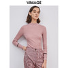 VIMAGE纬漫纪新款通勤简约半高领显瘦修身针织衫女上衣V1301902 商品缩略图0