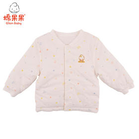 棉果果秋冬季有机棉纱男童女童夹棉对开上衣商品M401141819635