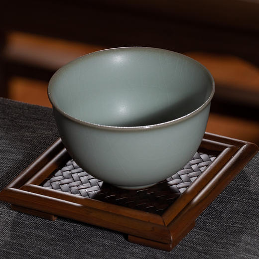 东道主人｜圆意杯（汝官窑） 商品图0