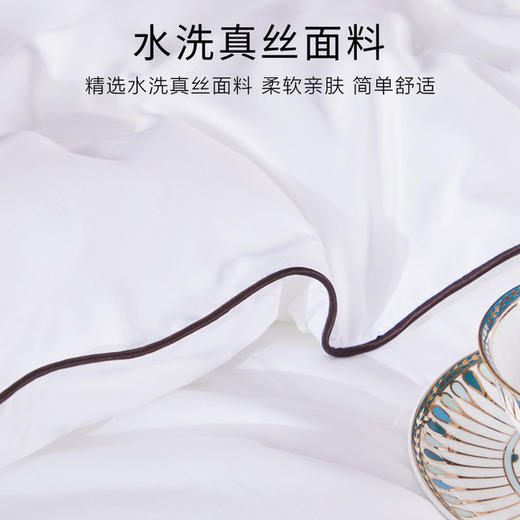 【泰国】进口素莱大豆纤维七孔抑制病菌被加厚秋冬双人被芯学生宿舍保暖 商品图5