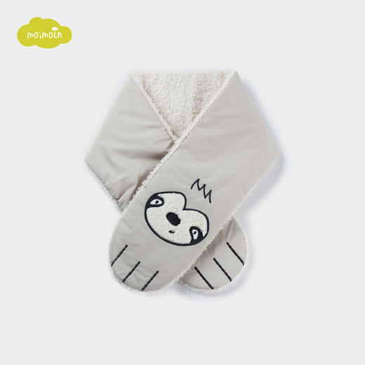 moimoln小云朵男女宝宝围巾经典卡通动物刺绣设计秋冬保暖围脖LOW1IZMF12 商品图1