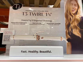 狠货来袭🔥🔥T3陶瓷卷发棒！无需电压转换器！白色