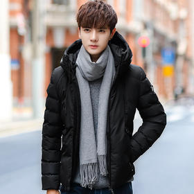 【棉服男】男士外套秋冬季棉衣帽子韩版潮流潮牌棉袄工装羽绒棉服装