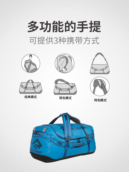 海峰  徒步雪山旅行用 流浪者驮包（Sea to Summit Sea to Summit Duffle Bag ）驮袋 商品图3