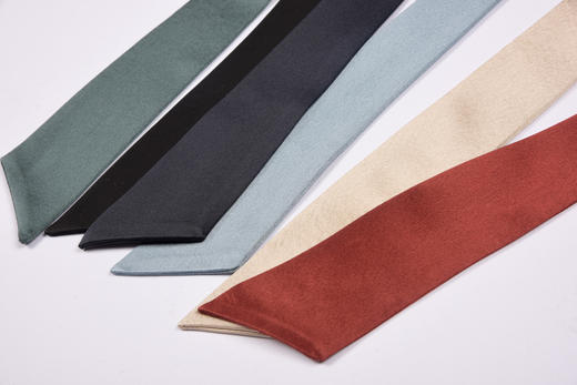 J202P4494 颈袖添香纯色带子职业装饰气质女西装领带领结女性领口衬衫领绳条 时尚气质领带 商品图1