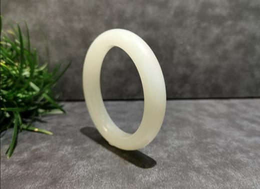 【御珠宫坊】羊脂白玉手镯55.5mm 商品图1