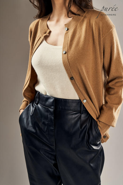 #1992「2-WAY CARDIGAN」100% CASHMERE 精细羊绒两穿开衫 商品图2