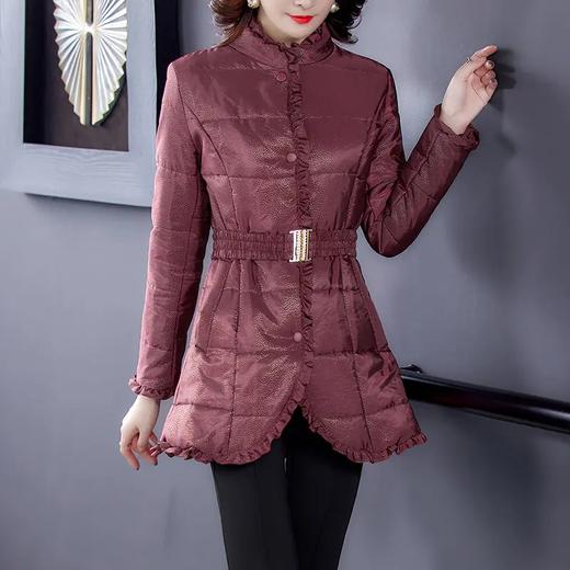 AHM-olsp827新款时尚收腰显瘦洋气轻薄羽绒棉服 商品图0