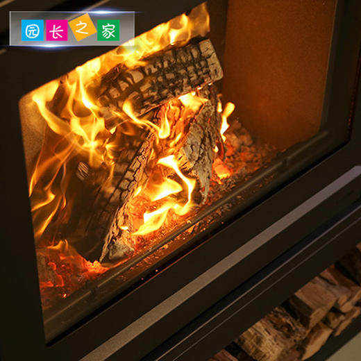 园长之家壁炉真火燃木取暖美式铸铁式农村别墅民宿烧柴小型火炉 商品图3