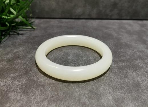 【御珠宫坊】羊脂白玉手镯55.5mm 商品图0