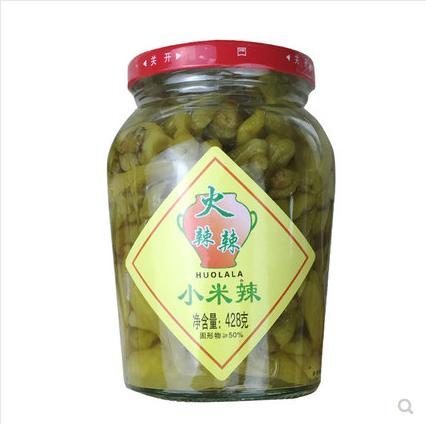 火辣辣小米椒428g罐