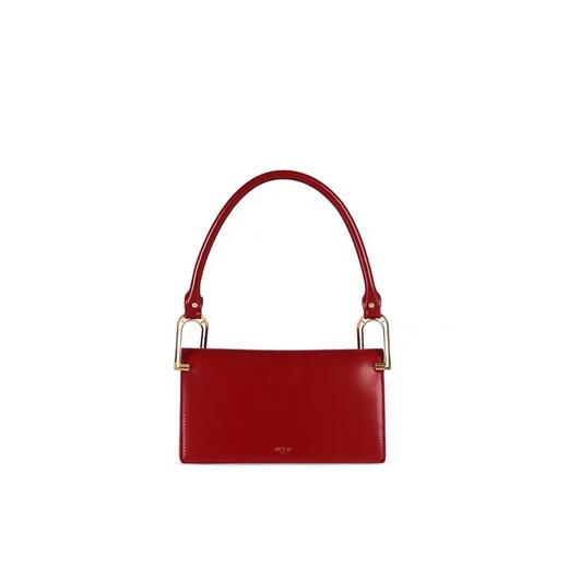 Deco Line Shoulder Bag 朱砂红方形包 商品图4