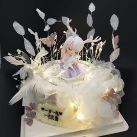 幽静之鹿精灵蛋糕