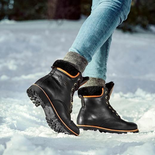 断码特价36码&37码西班牙原产时尚舒适羊毛款皮毛一体女士皮靴P03LTB2（高品质纯天然羊毛内衬） 商品图7