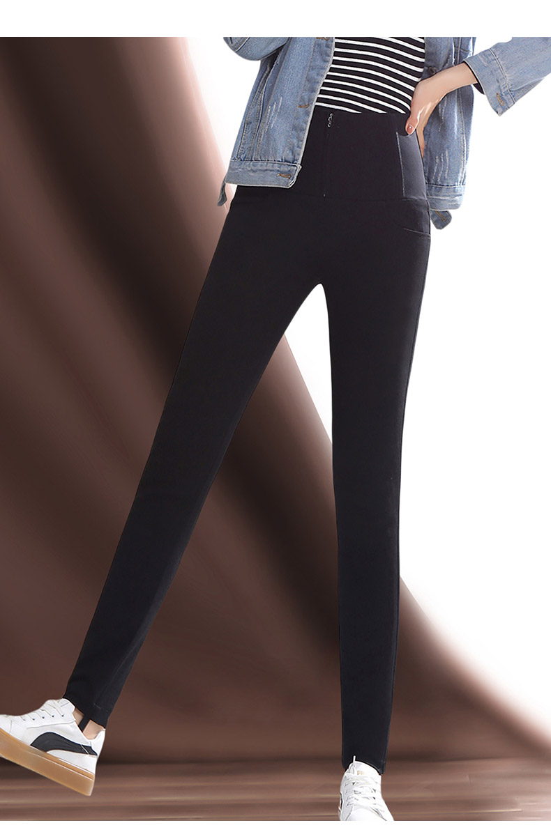 羽绒裤女外穿2020年冬季新款白鹅绒保暖防寒裤高腰修身显瘦小脚裤