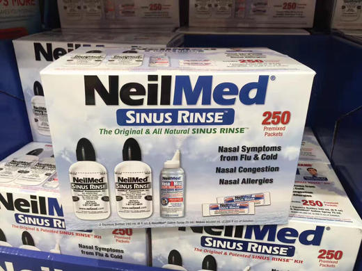 鼻炎清洗盐水【NeilMed Sinus Rinse】鼻炎清洗套装/冲鼻盐水套装！ 商品图9