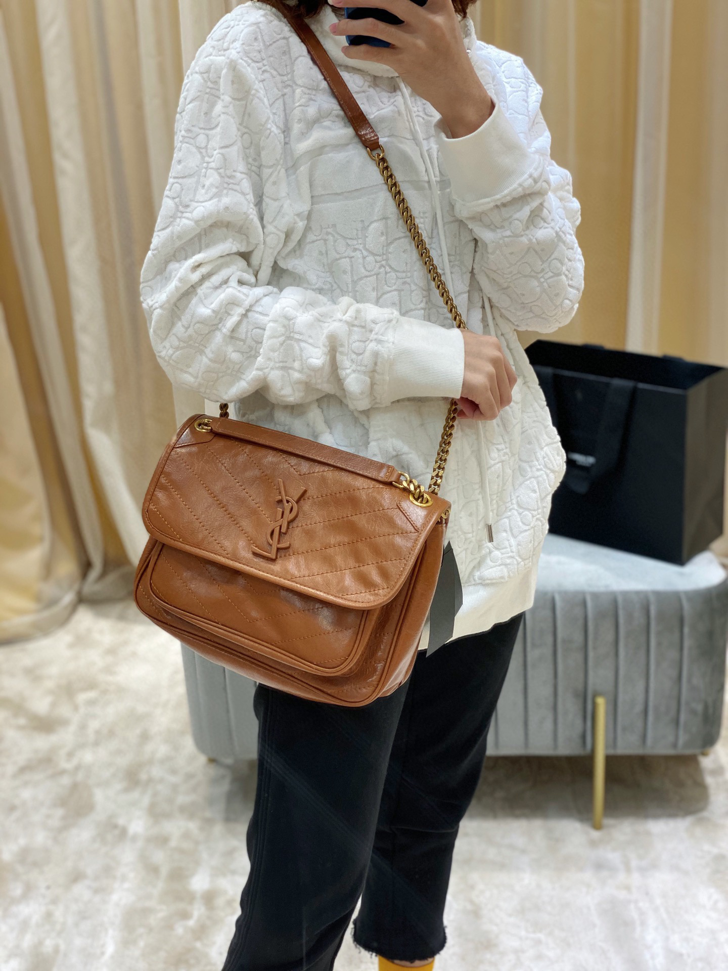 niki焦糖色中号28厘米