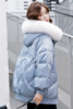 WZNH-XMR2196冬季大毛领时尚气质连帽白鸭绒加厚羽绒服外套 商品缩略图4