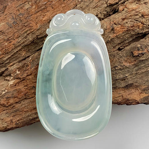派瑞翡翠 翡翠挂件 糯冰种 飘翠 商品图1