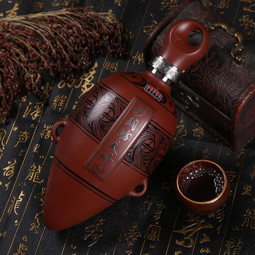 彩陶坊天时月亮 53度 500mL 陶香型白酒（新老包装随机发货） 商品图3