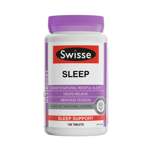 【BSC】澳洲Swisse斯维诗睡眠改善片缬草片睡眠片无褪黑素天然助眠安瓶100片（21年6月）^ 商品图1